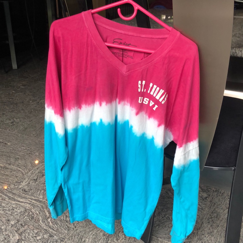 “ST.THOMAS USVI” long sleeve tee